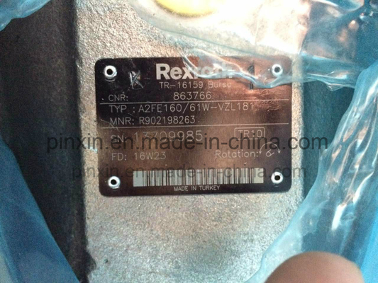 Μέγεθος πακέτου 65.00cm * 58.00cm * 55.00cm A2fe160 Υδραυλικός κινητήρας έμπλαστρου για Hydr R902198263